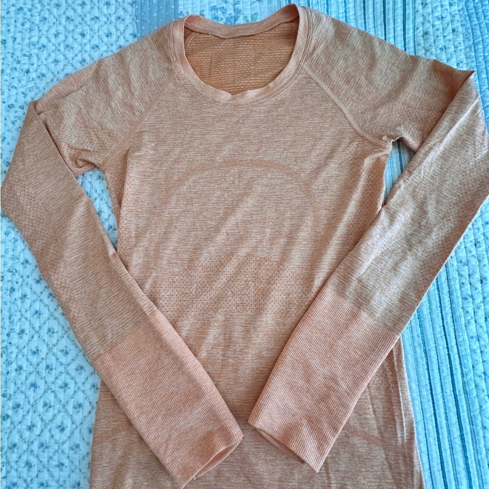 Women's Tan Long Sleeve Top Lululemon